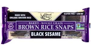 8 crackers (15 g) Black Sesame Brown Rice Snaps