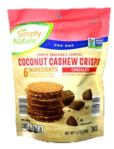 8 crisps (29 g) Chocolate Coconut Cashew Crisps