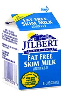 8 fl oz (236 g) Fat Free Skim Milk