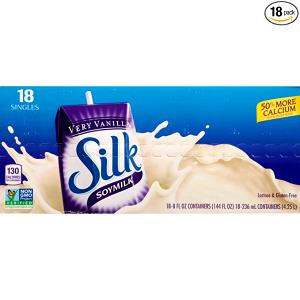 8 fl oz (236 ml) Light Plain Soymilk