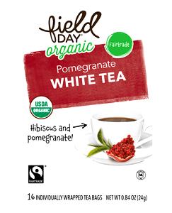 8 fl oz (236 ml) Organic Pomegranate White Tea