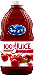 8 fl oz (240 ml) 100% Juice Cranberry Cherry