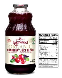 8 fl oz (240 ml) Cranberry Flavored Juice Blend