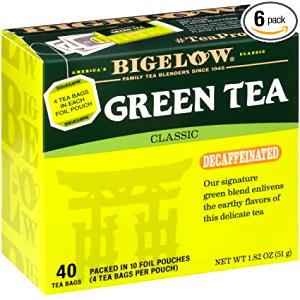 8 fl oz (240 ml) Decaffeinated Green Tea