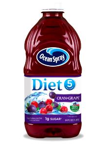 8 fl oz (240 ml) Diet Cran-Grape Juice
