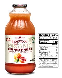 8 fl oz (240 ml) Grapefruit Juice