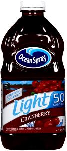 8 fl oz (240 ml) Lite Grape Cranberry Juice Cocktail