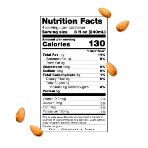 8 fl oz (240 ml) Milked Hazelnuts Unsweetened