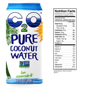 8 fl oz (240 ml) Organic Pure Coconut Water