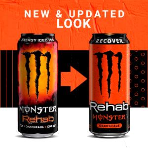 8 fl oz (240 ml) Rehab Tea + Orangeade + Energy
