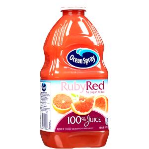 8 fl oz (240 ml) Ruby Red Grapefruit & Tangerine Juice