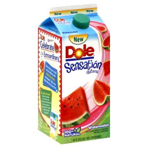8 fl oz (240 ml) Sensation Natural Watermelon Juice