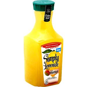 8 fl oz (240 ml) Simply Lemonade with Mango