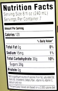 8 fl oz (240 ml) Simply Lemonade