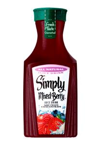 8 fl oz (240 ml) Simply Mixed Berry