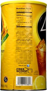 8 fl oz (240 ml) Sugar Free Sweet Iced Tea with Lemon