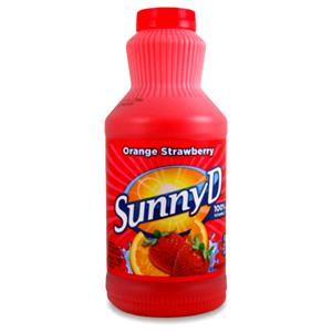 8 fl oz (240 ml) SunnyD Orange Fused Cherry Citrus Punch