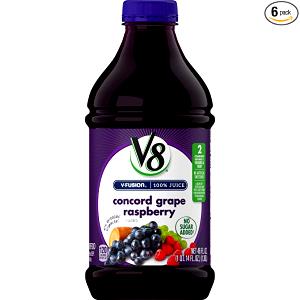 8 fl oz (240 ml) V-Fusion Light Concord Grape Raspberry