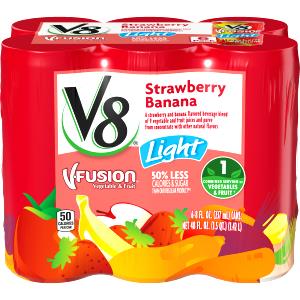 8 fl oz (240 ml) V-Fusion Light Strawberry Banana