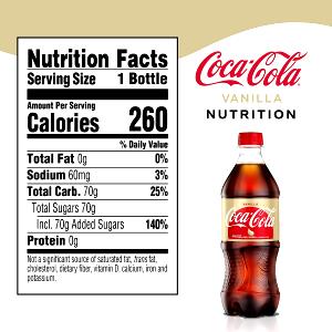 8 fl oz (240 ml) Vanilla Coke