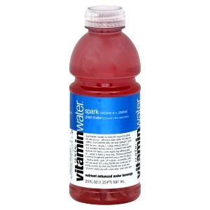 8 fl oz (240 ml) Vitamin Water Spark Grape-Blueberry