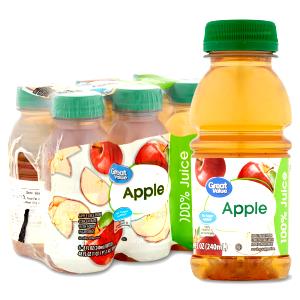 8 Fl Oz Apple Juice, Filtered