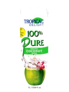 8 Fl Oz Coconut Water, Tropical, 1 L