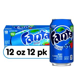 8 Fl Oz Fanta Blue Raspberry, Fountain