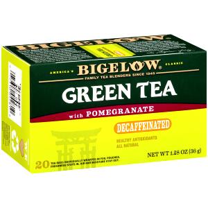 8 Fl Oz Green Tea, Pomegranate Decaf
