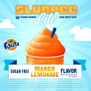8 fl oz Lite Sugar Free Mango Slurpee