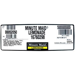 8 Fl Oz Minute Maid, Lemonade, Fountain