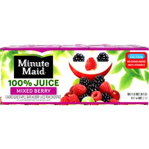 8 Fl Oz Minute Maid, Mixed Berry Blend