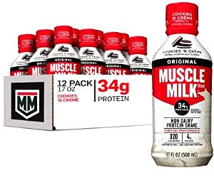 8 Fl Oz Muscle Milk Protein Shake, 17Oz, Cookies 