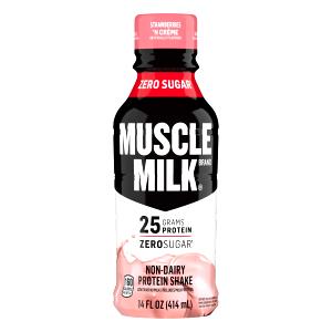 8 Fl Oz Muscle Milk Protein Shake, 17Oz, Strawberries 