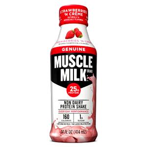8 Fl Oz Muscle Milk Protein Shake, 17Oz, Strawberry Crème