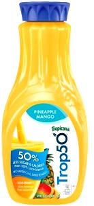 8 Fl Oz Orange Juice, Trop 50, Pineapple Mango