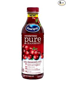 8 fl oz Pure Cranberry Juice Unsweetened