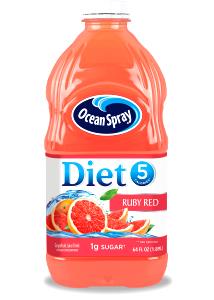 8 Fl Oz Ruby Red Grapefruit Juice Cocktail, Diet