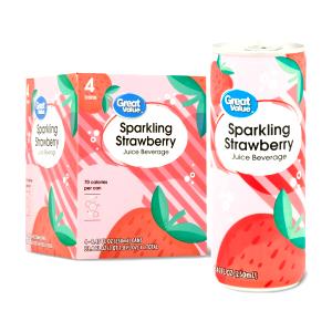 8 Fl Oz Sparkling Strawberry Drink