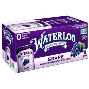 8 Fl Oz Sparkling Water, Grape
