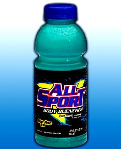 8 Fl Oz Sports Drink, Blue Raz Ice