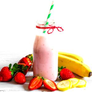 8 Fl Oz Strawberry Soy Smoothie
