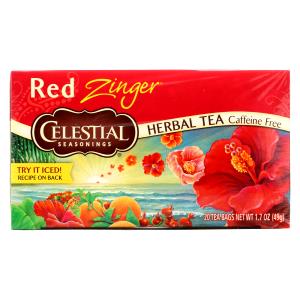 8 Fl Oz Tea, Red Zinger, Brewed