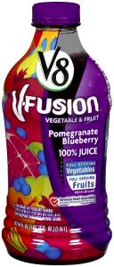 8 Fl Oz V-Fusion Juice, Pomegranate Blueberry