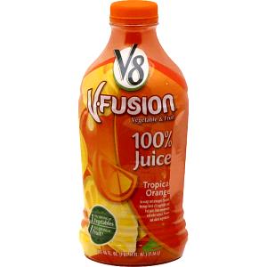 8 Fl Oz V-Fusion Juice, Tropical Orange