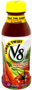 8 Fl Oz Vegetable Juice, Lemon Twist
