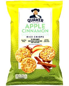 8 mini cakes Mini Crisps Apple Cinnamon Rice Snacks