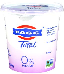 8 oz (227 g) Greek Nonfat Strained Yogurt - Plain