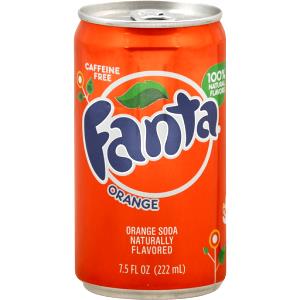 8 Oz Fanta Green Lemon Lime, Frozen Carbonated Beverage