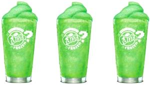 8 Oz Fanta Green Lemon Lime, Frozen Uncarbonated Beverage